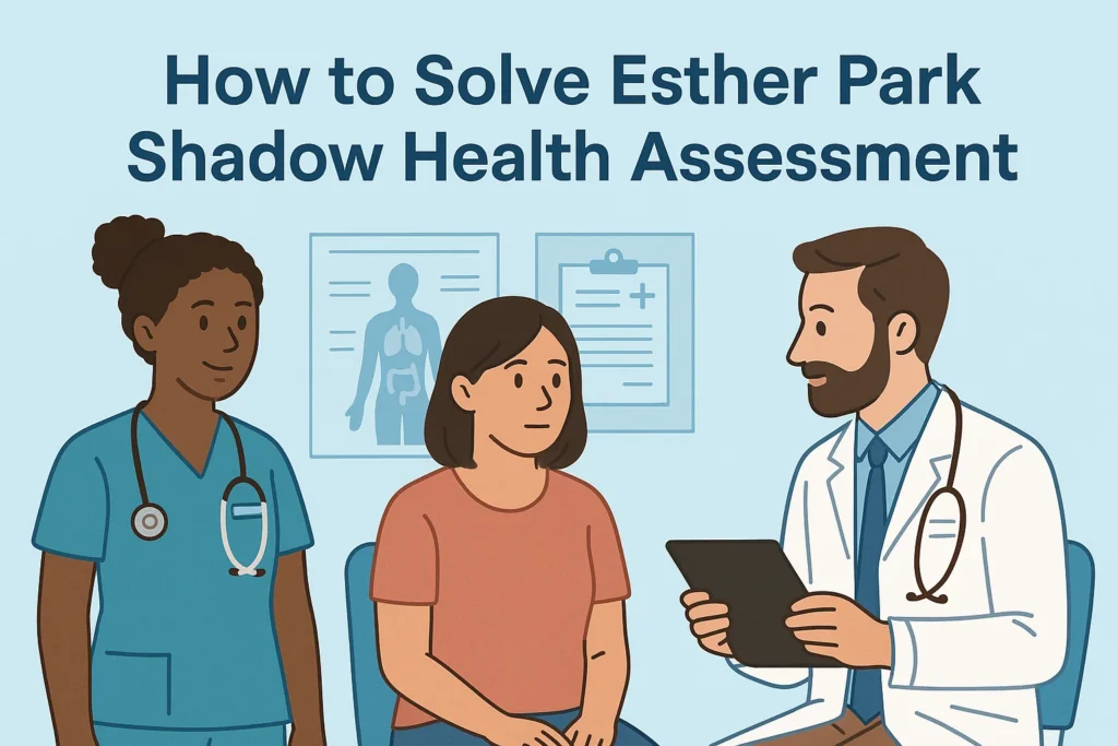 How to Solve Esther Park Shadow Health Assessment